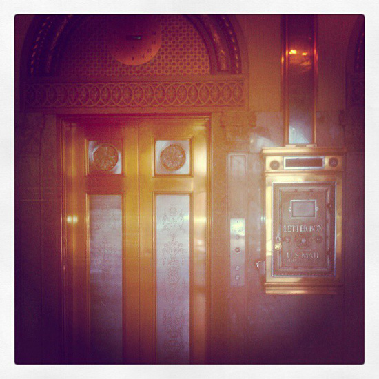 Michele Menke - bomb_chelly | Oldest elevator I've been in